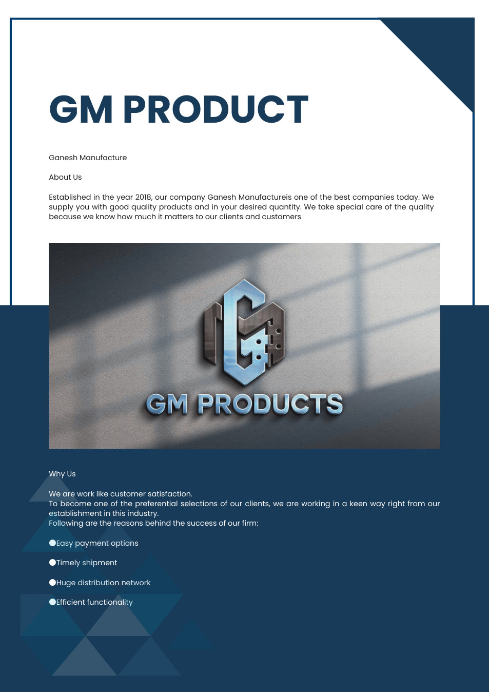 Mild Steel Hinges from GM Products catalogue