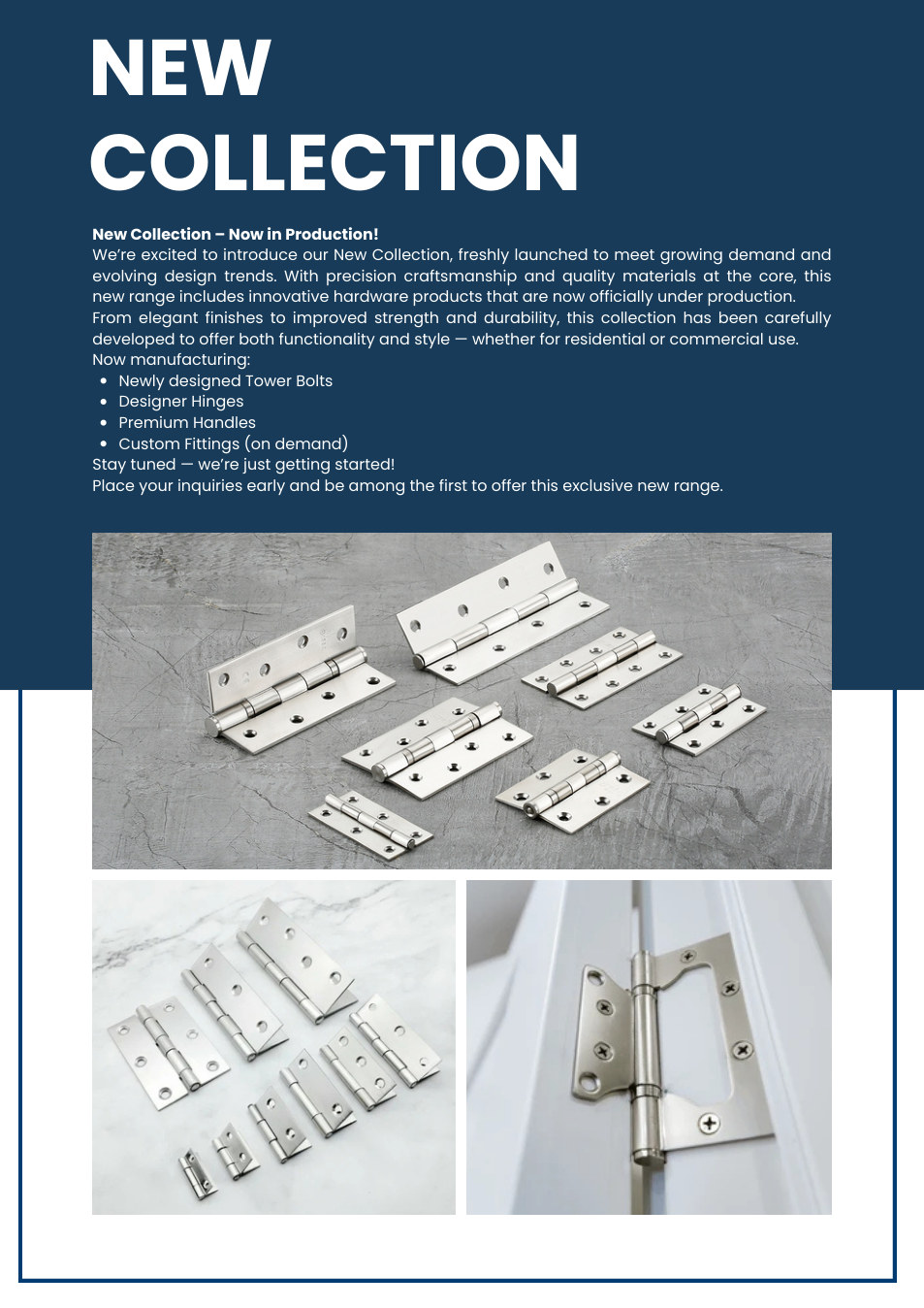OEM Hardware Products from GM Products catalogue
